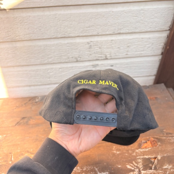 Vintage CIGAR MAVEN embroided AOP trucker hat snapback - Picture 3 of 6